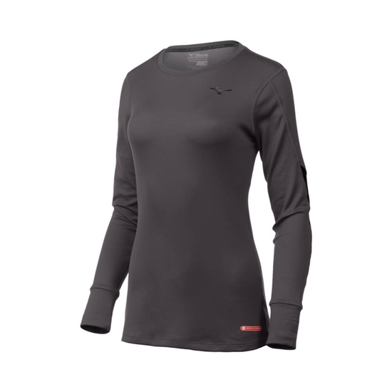 Base Layer Mizuno Breath Thermo Long Sleeve Damske Siva | 9610283-LI