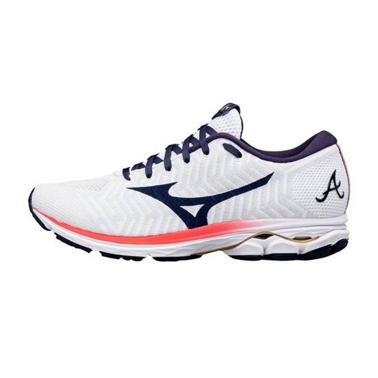 Bezecke Topanky Mizuno Chop On WAVEKNIT R2 Panske Biele / Námornícka Modrá | 9067532-CF