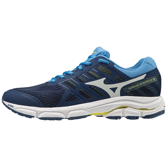 Bezecke Topanky Mizuno WAVE EQUATE 3 Panske Modre / Siva / Žlté | 0134682-IZ