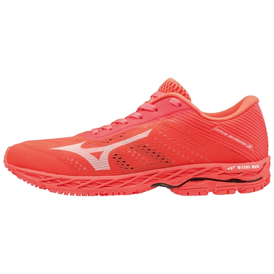 Bezecke Topanky Mizuno WAVE SHADOW 3 Damske Koralove / Biele | 2561038-GX