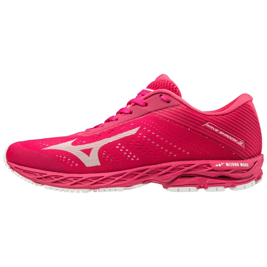 Bezecke Topanky Mizuno WAVE SHADOW 3 Damske Ruzove Červené / Biele | 5627148-ZJ