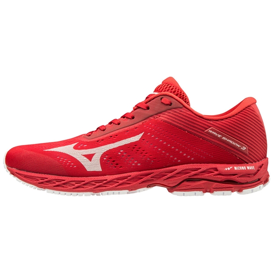 Bezecke Topanky Mizuno WAVE SHADOW 3 Panske Červené / Biele | 0125384-YC