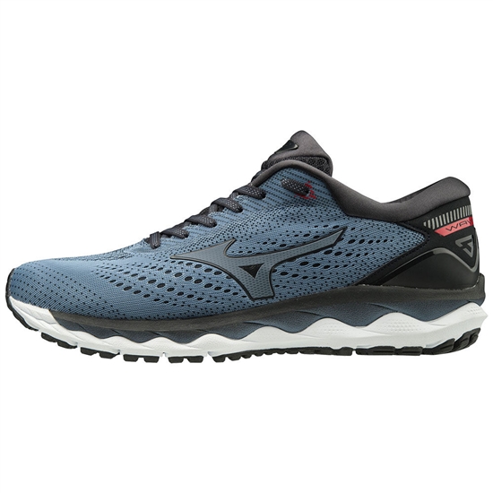 Bezecke Topanky Mizuno WAVE SKY 3 Panske Siva / Ruzove | 2698375-DM