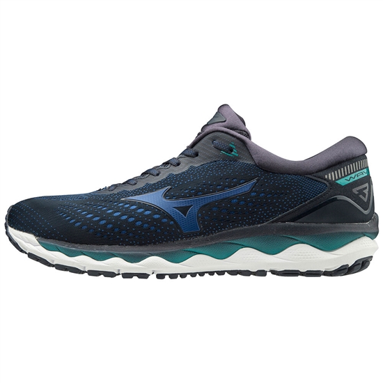 Bezecke Topanky Mizuno WAVE SKY 3 Panske Námornícka Modrá / Modre | 4351786-OB