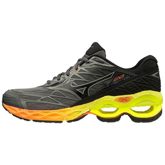 Bezecke Topanky Mizuno Wave Creation 20 Panske Siva / Žlté | 2085796-GK