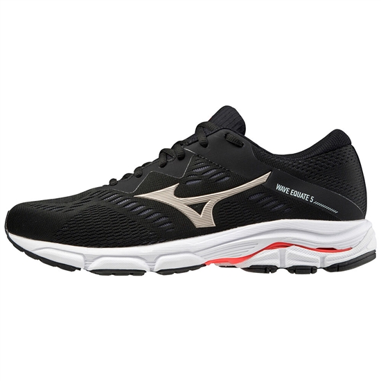 Bezecke Topanky Mizuno Wave Equate 5 Panske Čierne / Zlate / Červené | 2435981-EM