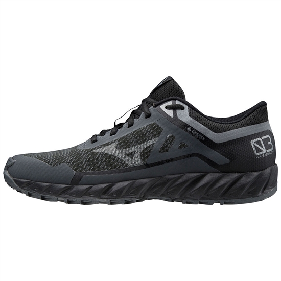 Bezecke Topanky Mizuno Wave Ibuki 3 GTX Panske Siva / Čierne | 8453026-FL