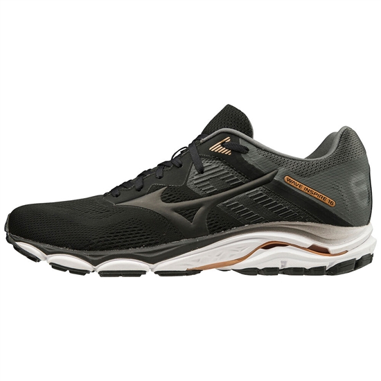 Bezecke Topanky Mizuno Wave Inspire 16 2E Panske Čierne / Siva | 7162354-TD