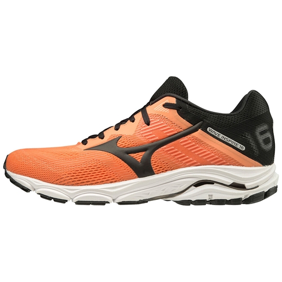 Bezecke Topanky Mizuno Wave Inspire 16 Panske Oranžové / Čierne | 0627358-ZJ