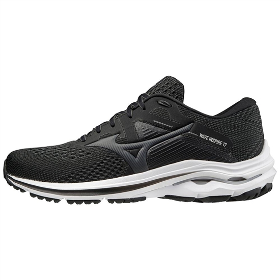 Bezecke Topanky Mizuno Wave Inspire 17 2E Wide Panske Tmavo Siva | 9517683-KJ