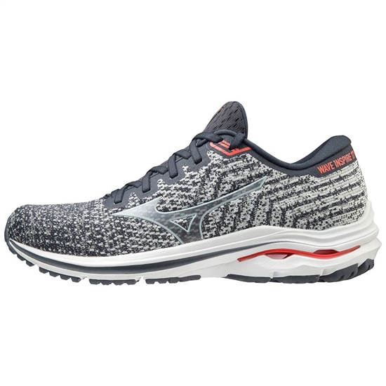 Bezecke Topanky Mizuno Wave Inspire 17 WAVEKNIT Panske Siva / Biele | 2781405-IU