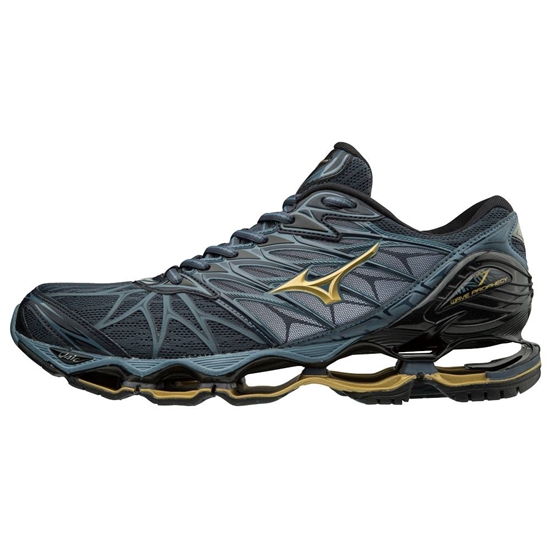 Bezecke Topanky Mizuno Wave Prophecy 7 Panske Čierne / Modre | 0831425-PT