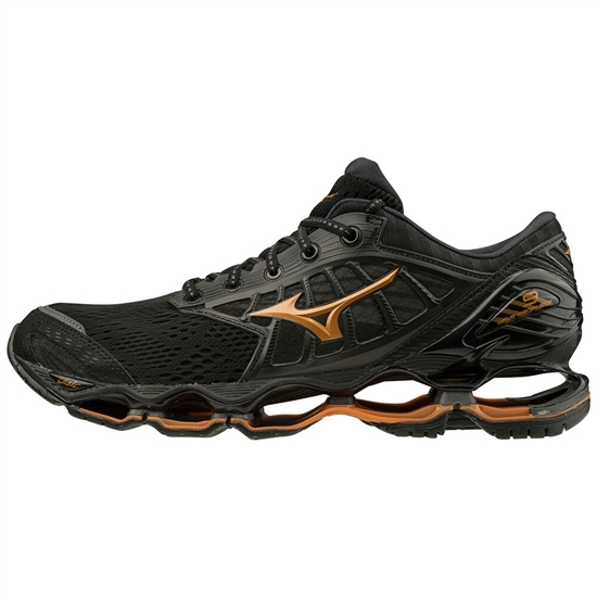 Bezecke Topanky Mizuno Wave Prophecy 9 Panske Čierne / Siva | 3259761-DU