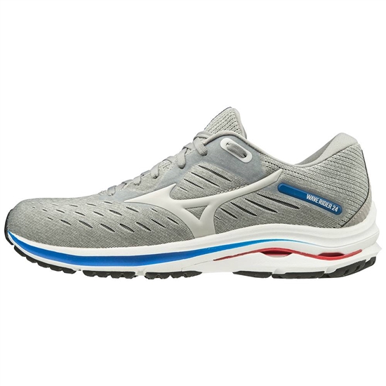 Bezecke Topanky Mizuno Wave Rider 24 2E Wide Panske Siva | 0412895-YH