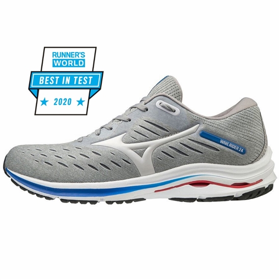 Bezecke Topanky Mizuno Wave Rider 24 Panske Siva / Modre | 0745983-JS