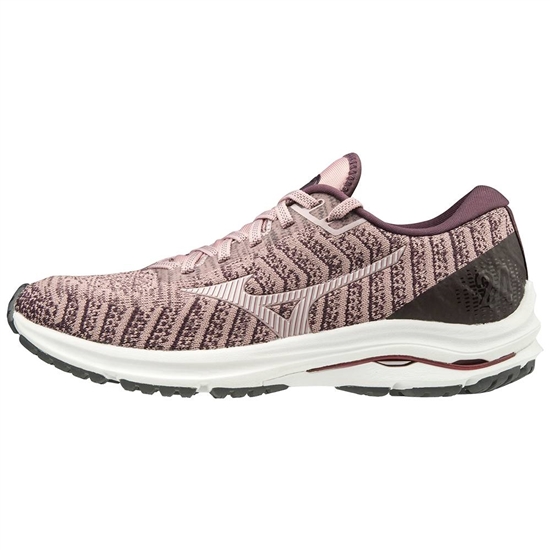 Bezecke Topanky Mizuno Wave Rider 24 WAVEKNIT Damske Ruzove | 3987201-DI