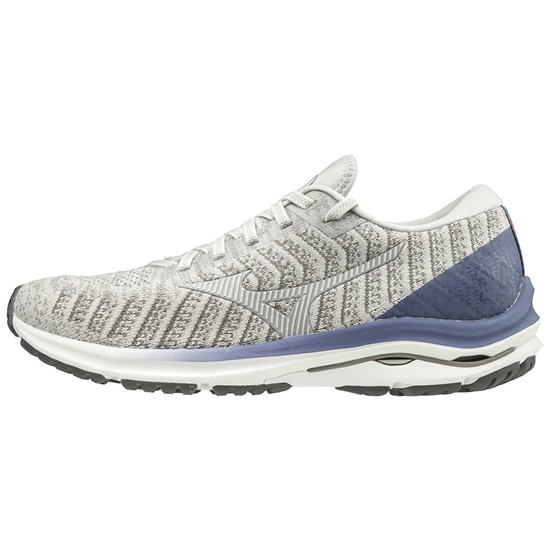 Bezecke Topanky Mizuno Wave Rider 24 WAVEKNIT Damske Siva / Biele | 4318679-SJ