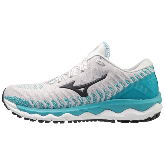 Bezecke Topanky Mizuno Wave Sky 4 WAVEKNIT Damske Biele / Modre | 0125643-SK