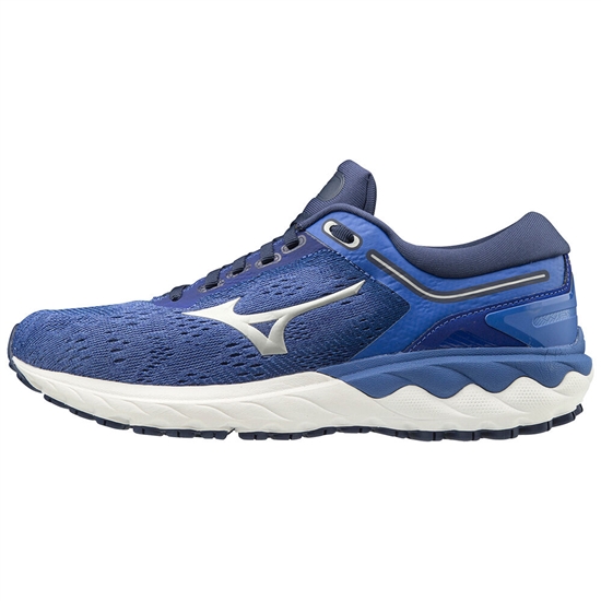 Bezecke Topanky Mizuno Wave Skyrise Damske Modre / Strieborne | 4130968-QI