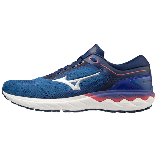 Bezecke Topanky Mizuno Wave Skyrise Panske Modre / Ruzove | 1703294-ER