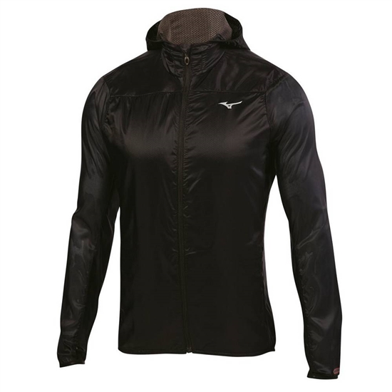 Bundy Mizuno Breath Thermo Hoody Panske Čierne | 8093512-HM