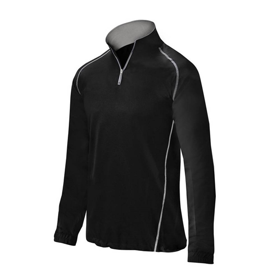 Bundy Mizuno Comp 1/4 Zip Batting Panske Čierne | 3758246-JP