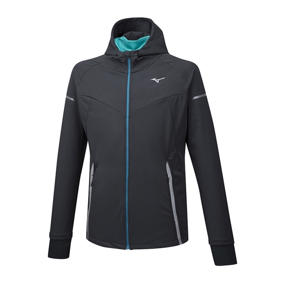 Bundy Mizuno Hineri BT Softshell Running Panske Čierne | 0672459-UB