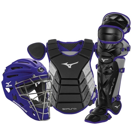 Catchers Gear Mizuno Samurai Adult 15" Baseball Boxed Set Panske Čierne / Nachový | 6482739-EM