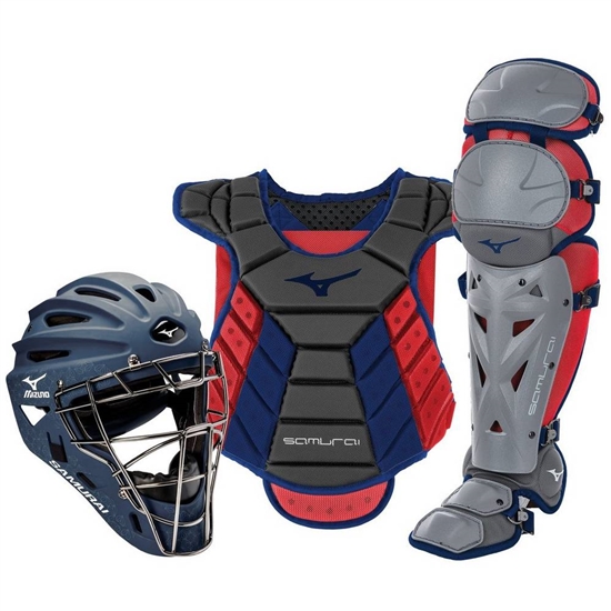 Catchers Gear Mizuno Samurai Boxed Set 14-15" Damske Námornícka Modrá / Červené | 3912840-NK