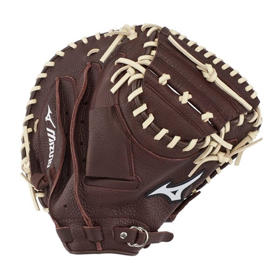 Catchers Mitt Mizuno Franchise Series Baseball Catchers Mitt 33.5" Damske Káva / Strieborne | 52143