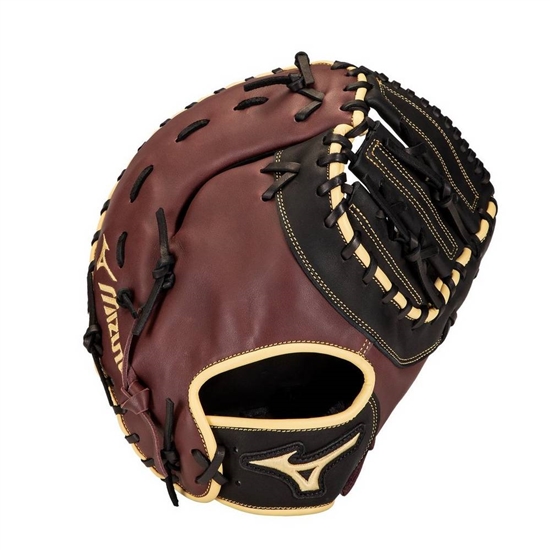 Catchers Mitt Mizuno MVP Prime Baseball First Base Mitt 12.5" Damske Čierne Ruzove | 4162087-RN