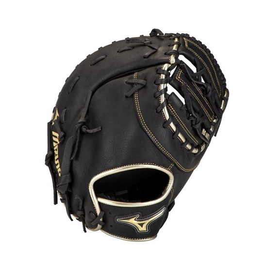 Catchers Mitt Mizuno MVP Prime SE Baseball First Base Catchers Mitt 12.5" Damske Čierne / Zlate | 3