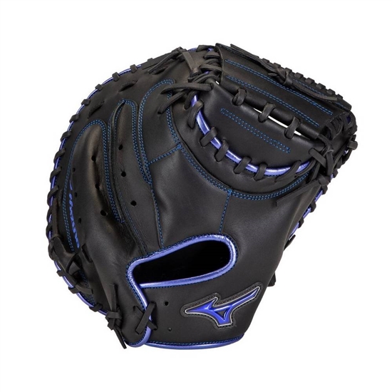 Catchers Mitt Mizuno MVP Prime SE Baseball Catchers Mitt 34" Damske Čierne / Kráľovská Modrá | 5218