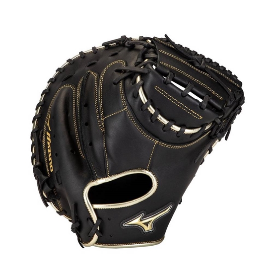 Catchers Mitt Mizuno MVP Prime SE Baseball Catchers Mitt 34" Panske Čierne / Zlate | 6018274-QV