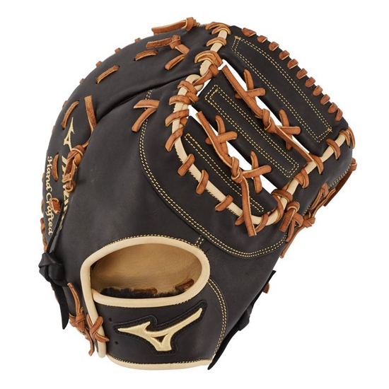 Catchers Mitt Mizuno Pro Select Baseball First Base 12.5" Damske Čierne | 4823160-MV