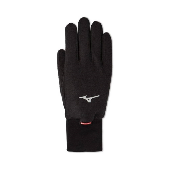 Gloves Mizuno Breath Thermo Fleece Damske Čierne | 7802643-FO