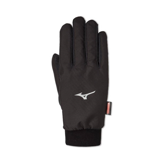 Gloves Mizuno Breath Thermo Wind Guard Damske Čierne | 3187456-OT