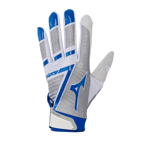 Gloves Mizuno F-257 Softball Batting Damske Biele / Kráľovská Modrá | 2376094-VK