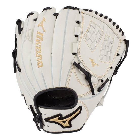 Gloves Mizuno MVP Prime Fastpitch Softball Glove 11.5" Damske Biele / Čierne | 2195870-CF