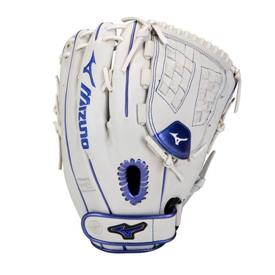 Gloves Mizuno MVP Prime SE Fastpitch Softball Glove 12.5" Damske Biele / Kráľovská Modrá | 8635971-