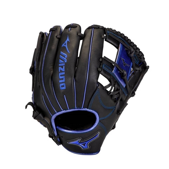 Gloves Mizuno MVP Prime SE Infield Baseball Glove 11.5" Damske Čierne / Kráľovská Modrá | 2904715-C