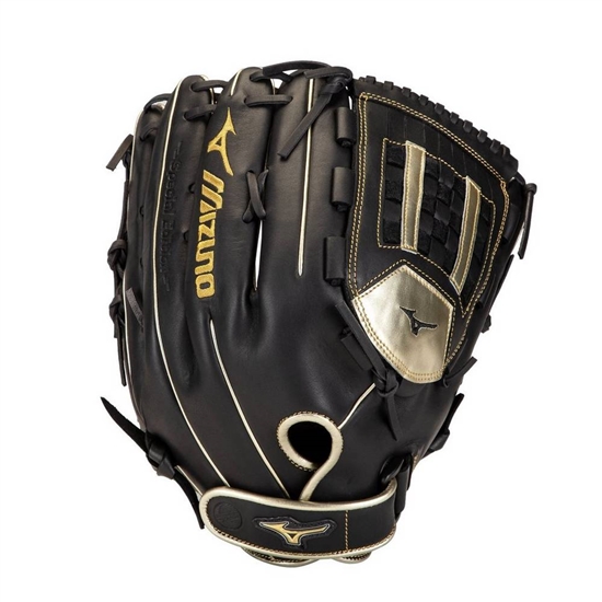 Gloves Mizuno MVP Prime SE Slowpitch Softball Glove 14" Damske Čierne / Zlate | 2851764-MW