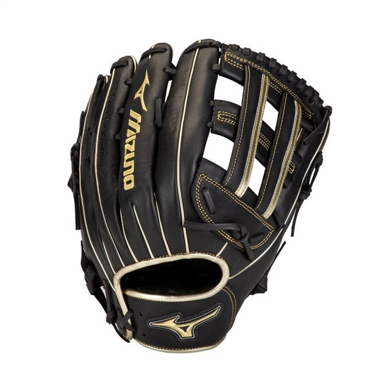 Gloves Mizuno MVP Prime SE Slowpitch Softball Glove 13" Panske Čierne / Zlate | 3891502-DX