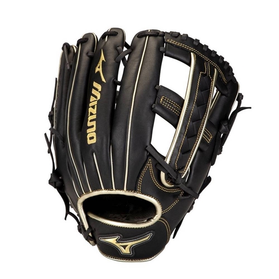 Gloves Mizuno MVP Prime SE Slowpitch Softball Glove 12.5" Panske Čierne / Zlate | 7584139-KJ