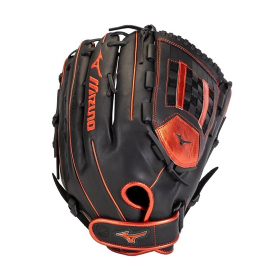 Gloves Mizuno MVP Prime SE Slowpitch Softball Glove 14" Damske Čierne / Červené | 8092315-XN