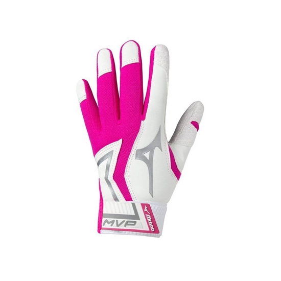 Gloves Mizuno MVP Tee Ball Batting Panske Ruzove | 2453706-VX