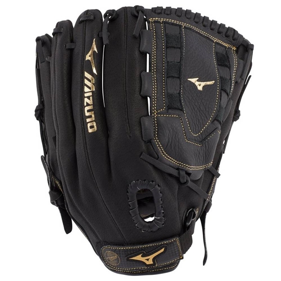 Gloves Mizuno Premier Series Slowpitch Softball 12.5" Panske Čierne / Zlate | 8540629-ZL