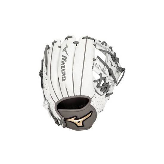 Gloves Mizuno Prime Elite Infield Fastpitch Softball 11.5" Damske Biele / Siva | 0752489-GW