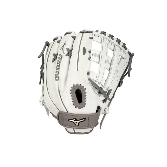 Gloves Mizuno Prime Elite Outfield Fastpitch Softball 13" Damske Biele / Siva | 4952310-XA