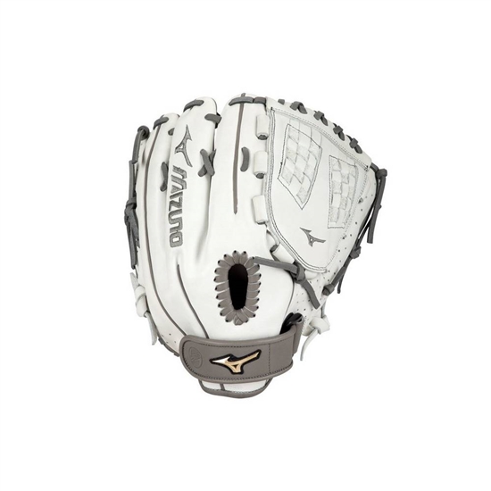 Gloves Mizuno Prime Elite Pitcher/Outfield Fastpitch Softball 12.5" Damske Biele / Siva | 0371482-F